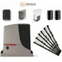 Nice RB500HS Robus 500 fast sliding gate motor kit with remotes, receiver, photocells and nylon rack