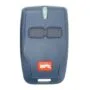 Describe the real photo, for example: BFT Mitto B RCB two button remote control handset with black case