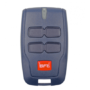 BFT Mitto4 B RCB black remote control handset with four buttons and a keyring loop