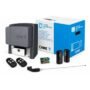 CAME BK 1800 kg sliding gate motor with its control unit on a base plate beside a gate rack