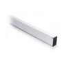CAME G0601 white aluminium barrier boom, 100 by 40 mm and 6.85 m long, for the CAME GARD G6000 barrier