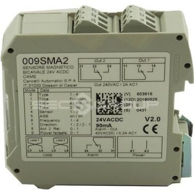 CAME SMA2 Loop Detector Oman, Dual Channel 24V Barrier Loop Detector