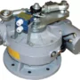CAME SUPER FROG underground swing gate motor, a large gearmotor shown with its steel foundation box