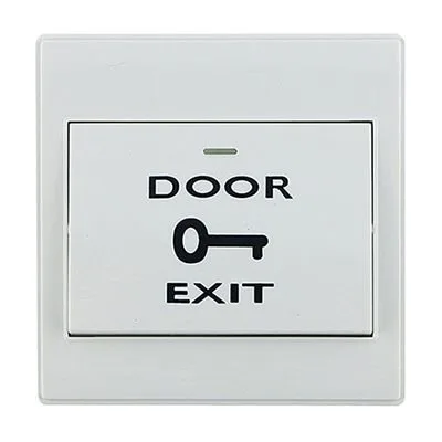 Plastic Exit Button in Oman | White PC Panel Door Release