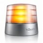 Somfy orange blinker light, a flashing warning lamp with an orange dome mounted on a base