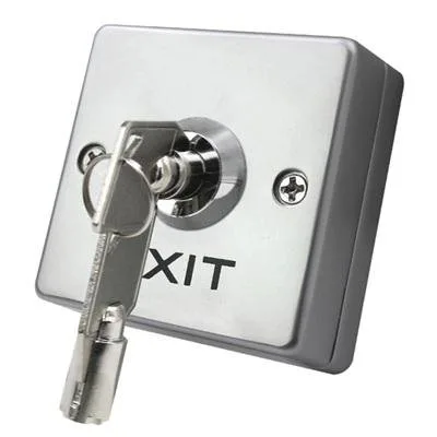 Zinc Alloy Exit Button With Key in Oman | Lockable Door Release